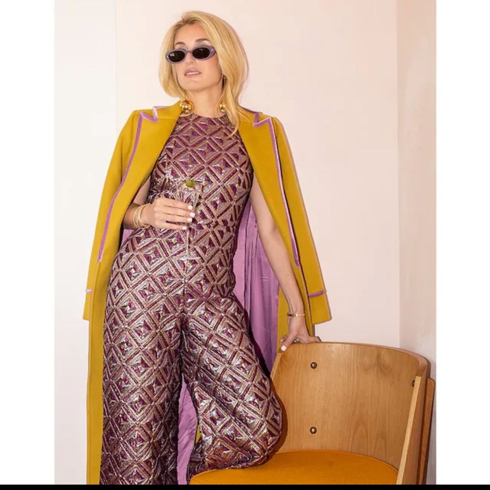 NWT Antonio Melani x The Nat Note Wool Blend Notch Lapel Trench Coat Size 2 - Picture 7 of 8